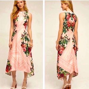 NEW Anthropologie Butterfly Garden Midi Dress by Pankaj & Nidhi  Size 14